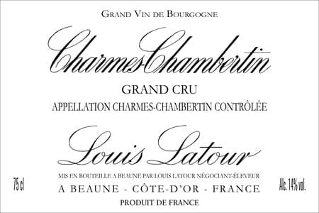 Charmes-Chambertin Grand Cru 2008 - Maison Louis Latour