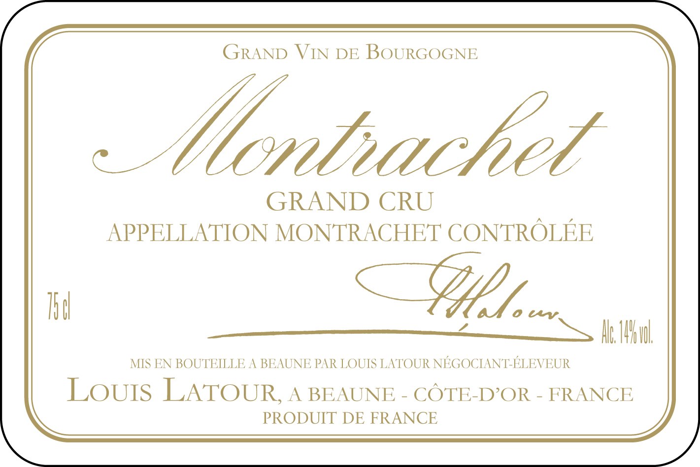 Montrachet Grand Cru 2021 - Maison Louis Latour